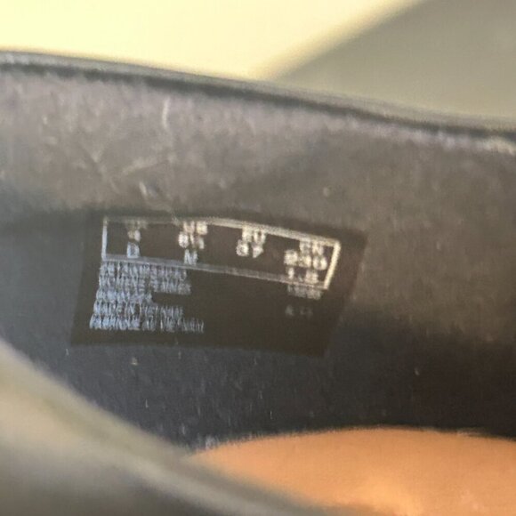 Clarks Kensett Darla Oxford Heels Womens Size 6.5 Black Grey Plaid Block Heel - Picture 7 of 8